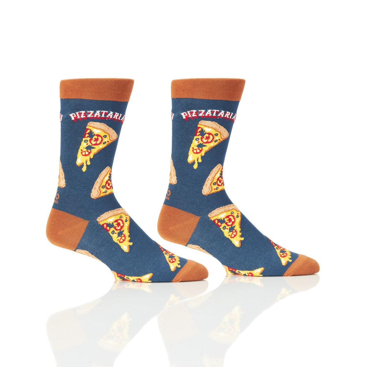 Yo Sox™  Men's Crew Sock, Pizzatarian