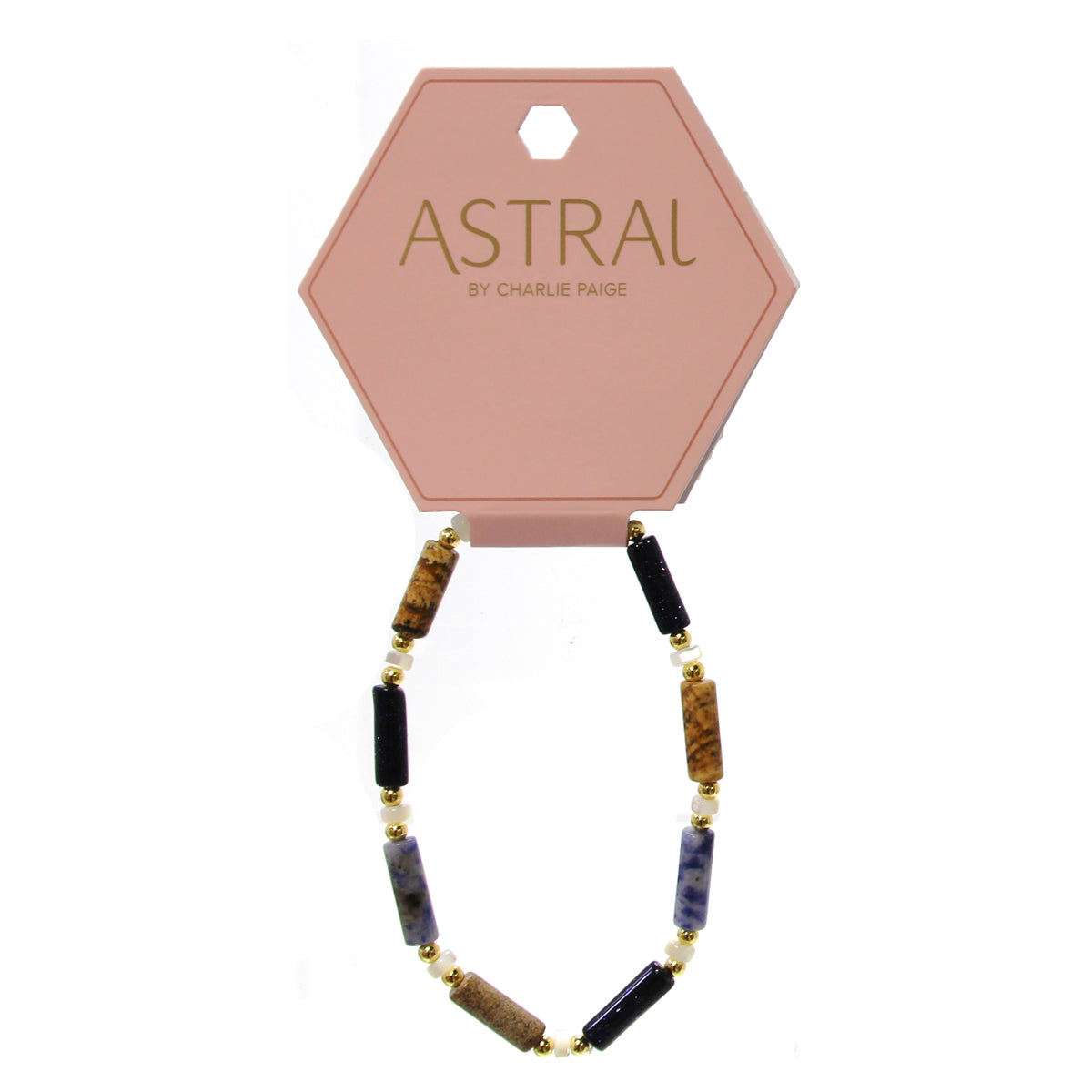 Gemstone Bracelet, 2 Color choices, Charlie Paige Astral