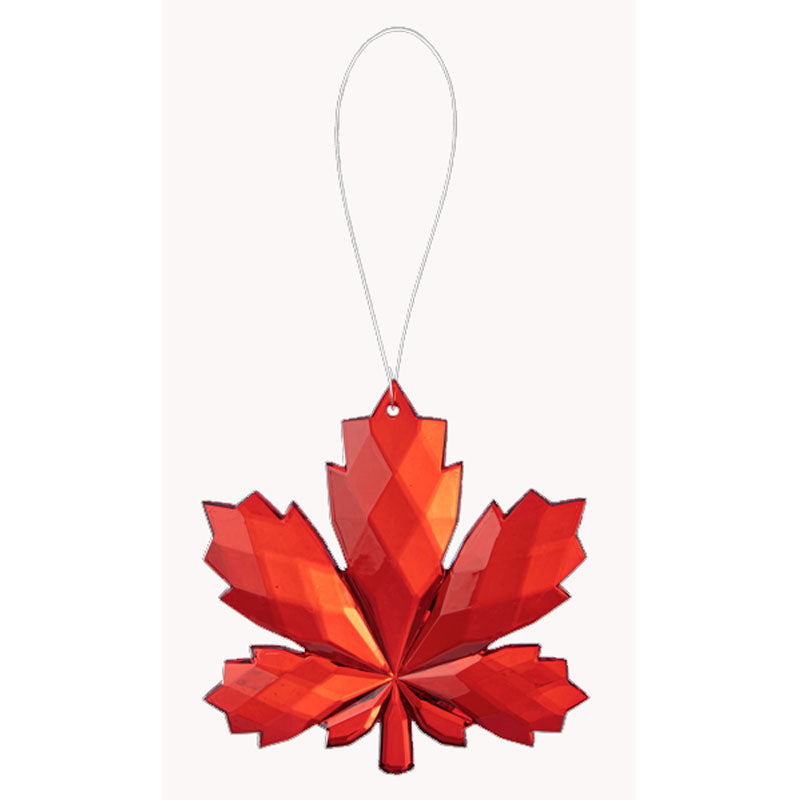 Wonderfall Leaf Crystal Ornament, 3"h, 4 choices