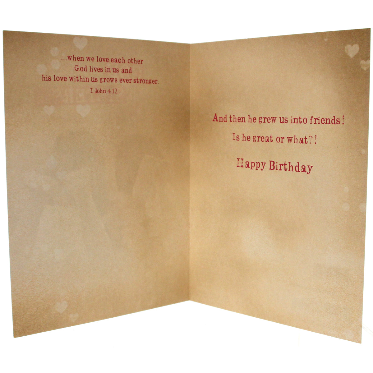 Birthday Card-Sisters :First God made us sisters... (w/Scripture)