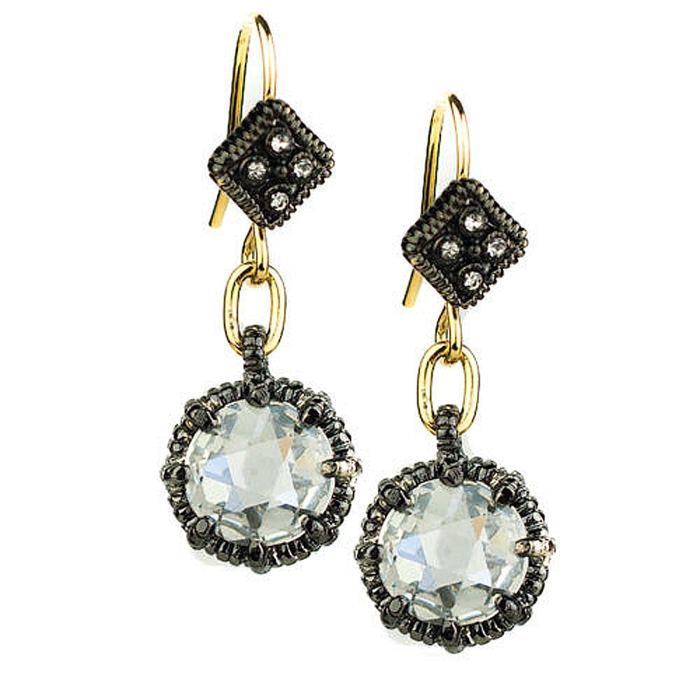 Dauphin Oxidized Drop Earrings