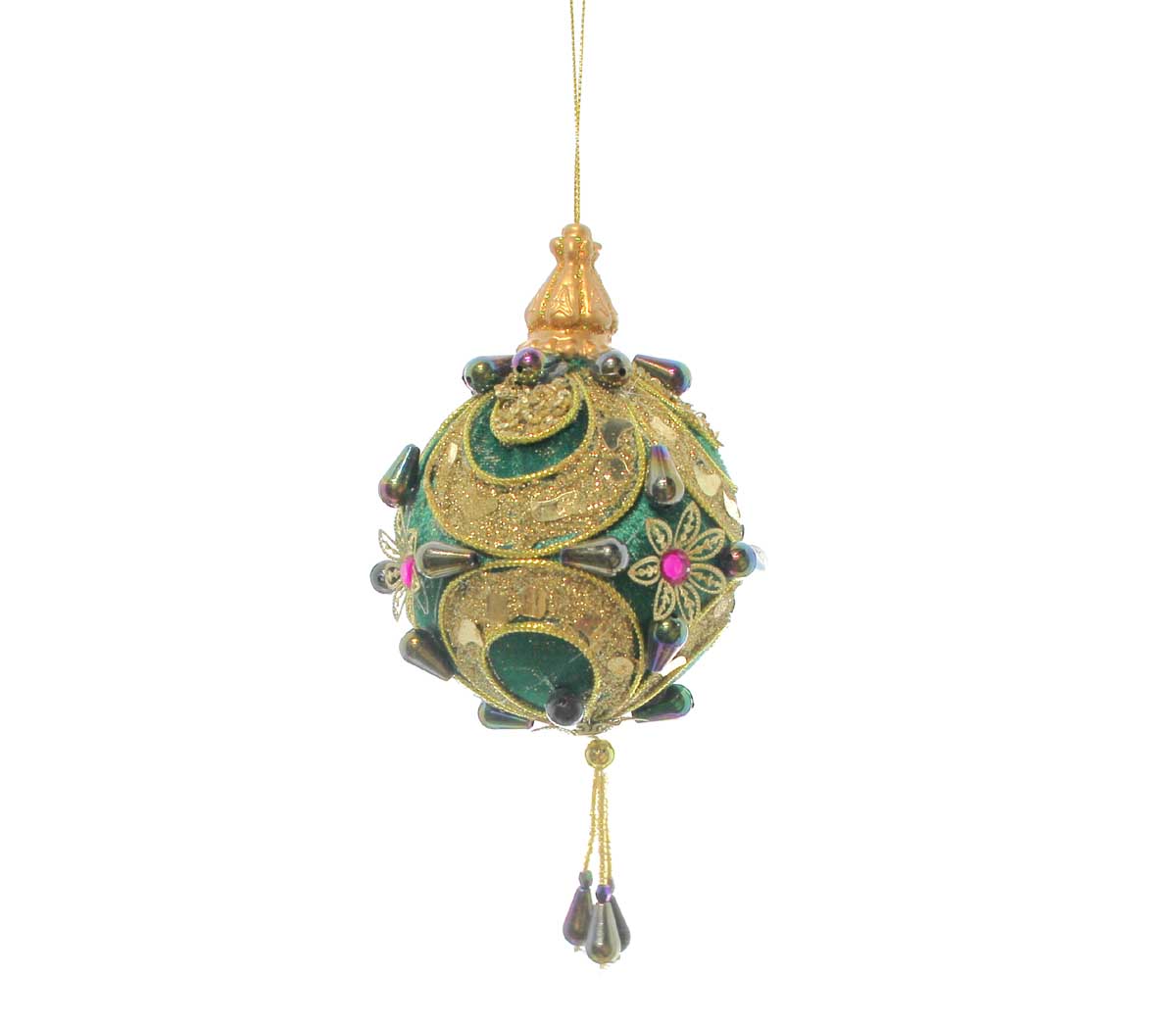 Round Ornament with Deluxe Jewels