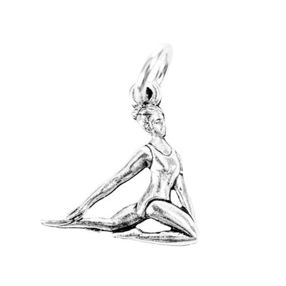 Gym Silver Character Charm