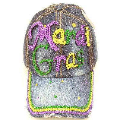 Mardi Gras Denim Hat