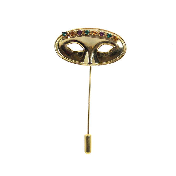 Hat Pin Mask with Crystals