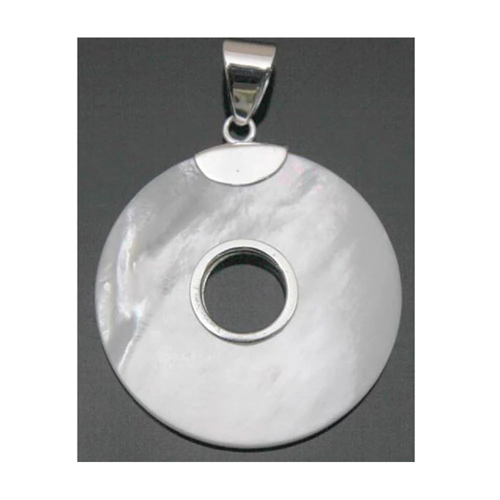 Sterling Silver Mother of Pearl Pendant