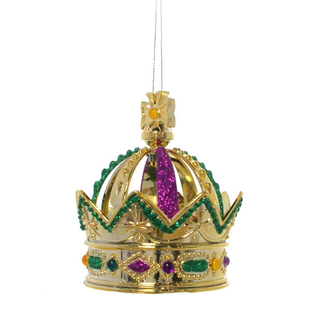 Mardi Gras Crown Ornament  Glitter