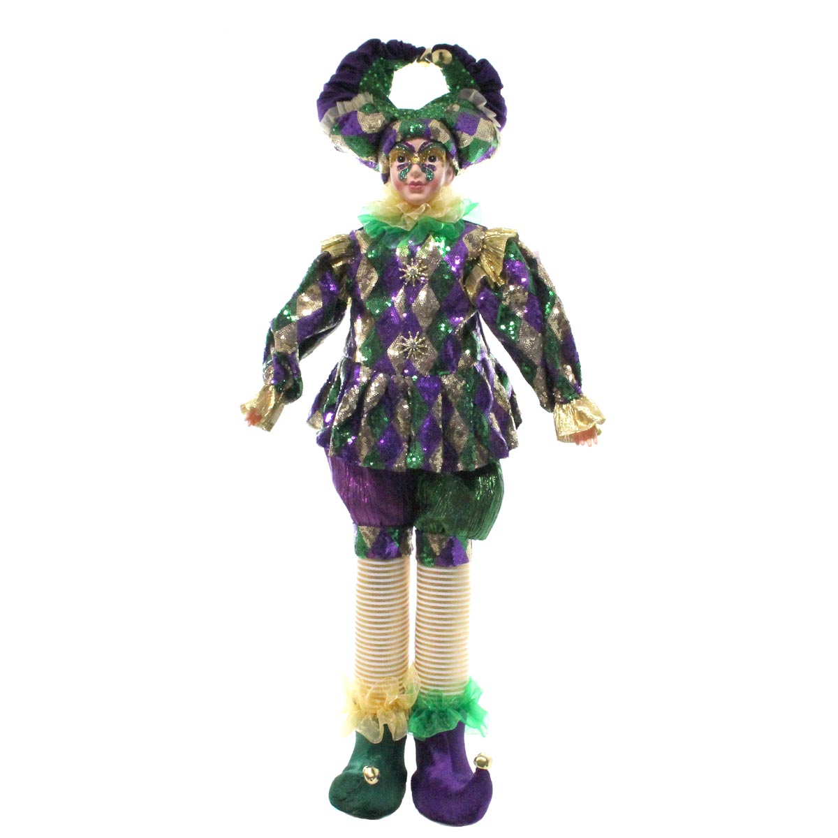 Mardi Gras Standing Jester 33" 2 designs