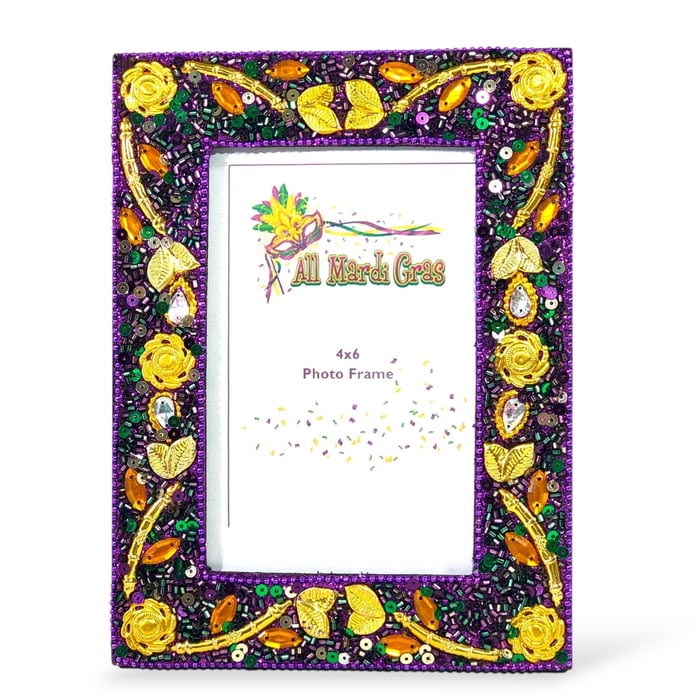 Mardi Gras Pretty in Purple Frame 3 Sizes