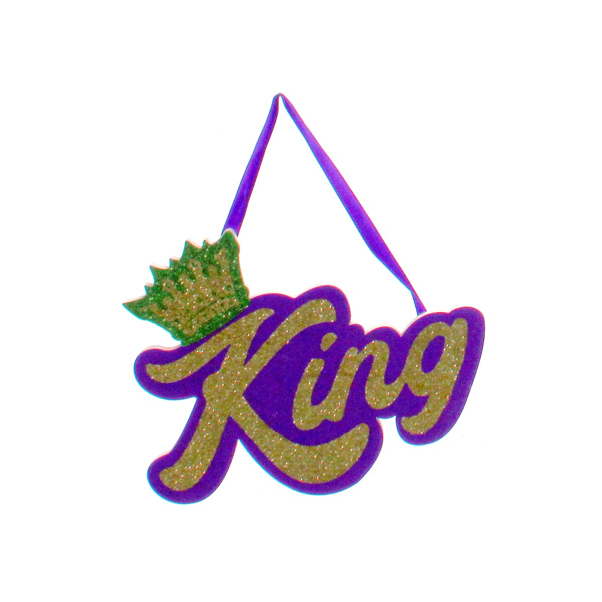 Mardi Gras King & Queen Ornaments