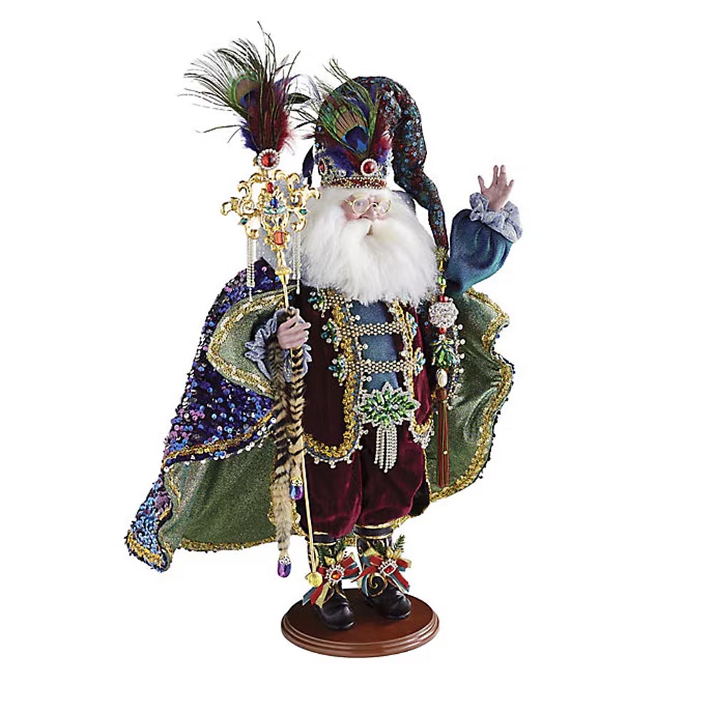 Peacock Jewel Santa Mark Roberts