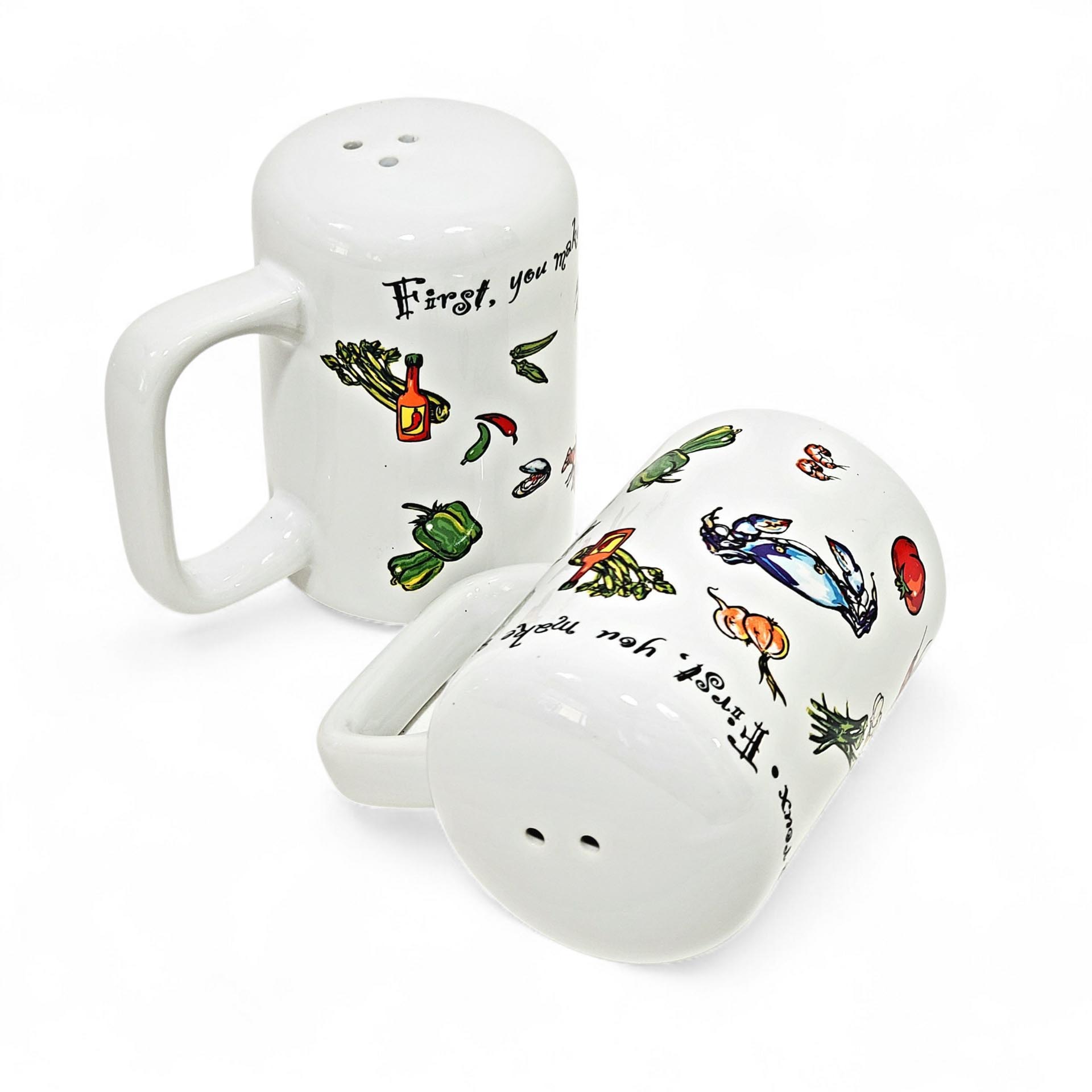 Salt & Pepper Set "First, You Make a Roux"