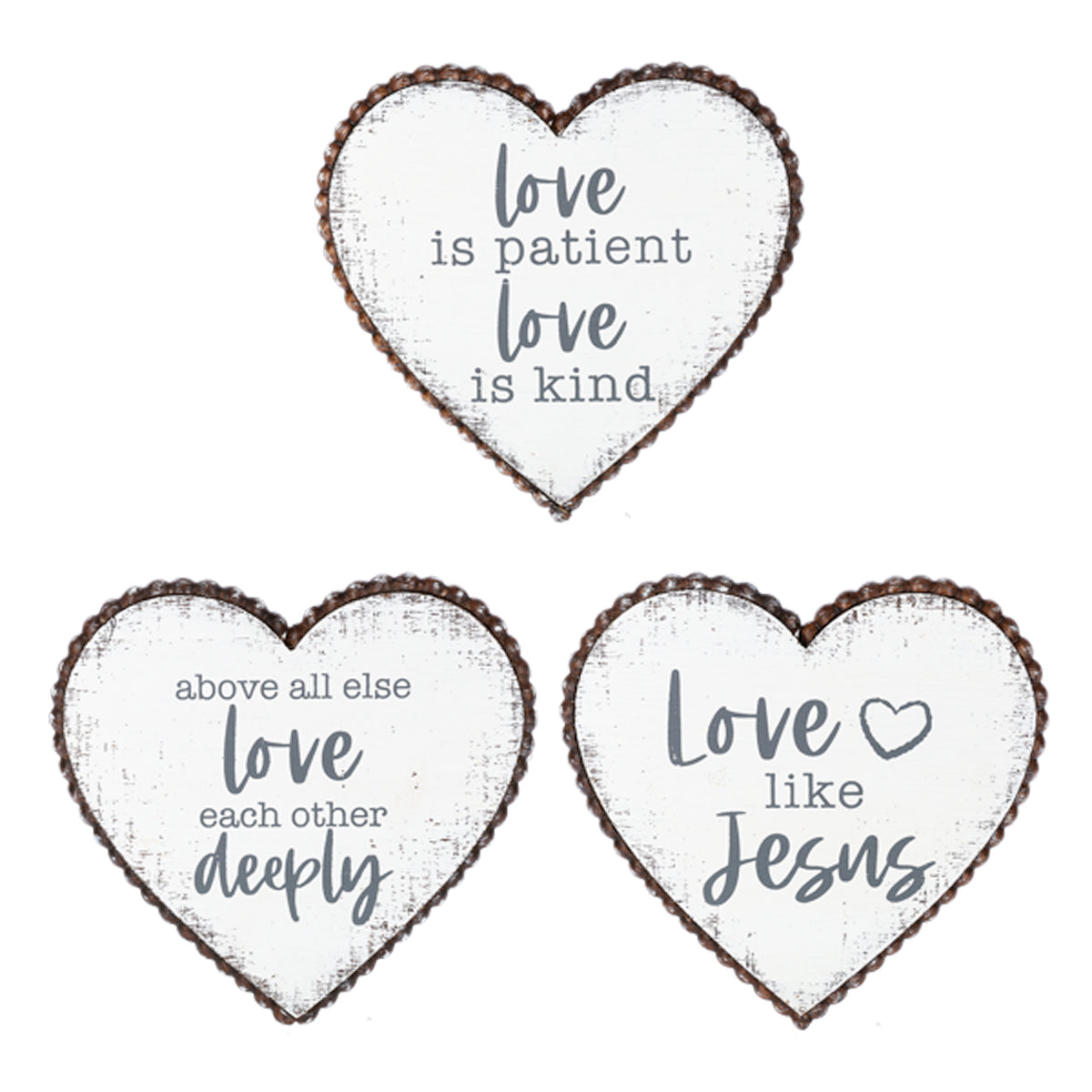 Love & Faith Wall Plaques, 3 styles