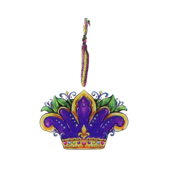 Mardi Gras Ornaments Acrylic