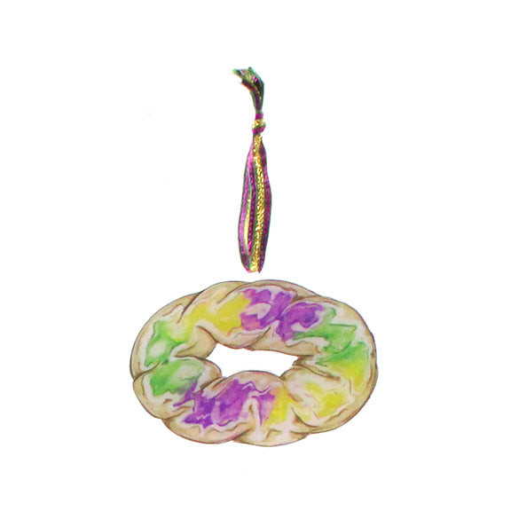 Mardi Gras Ornaments Acrylic