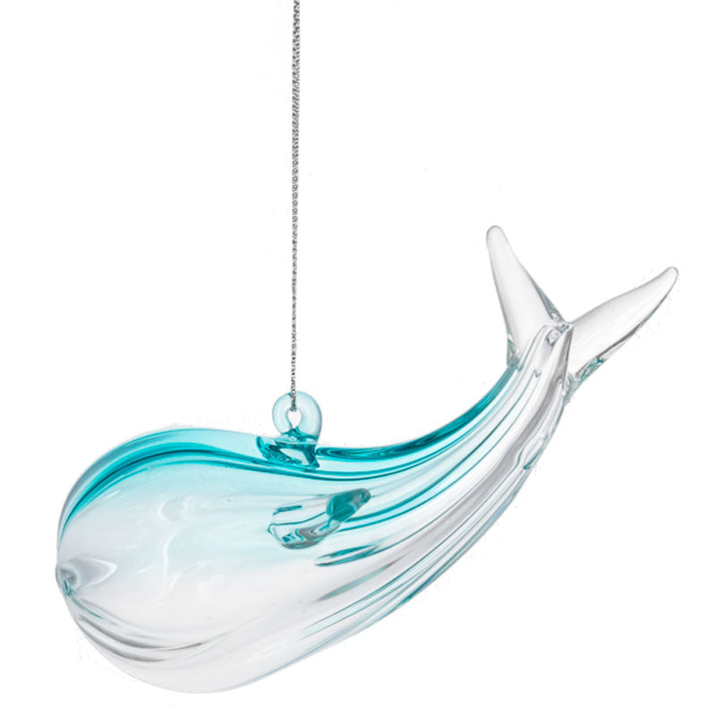 Whale Glass Ornament