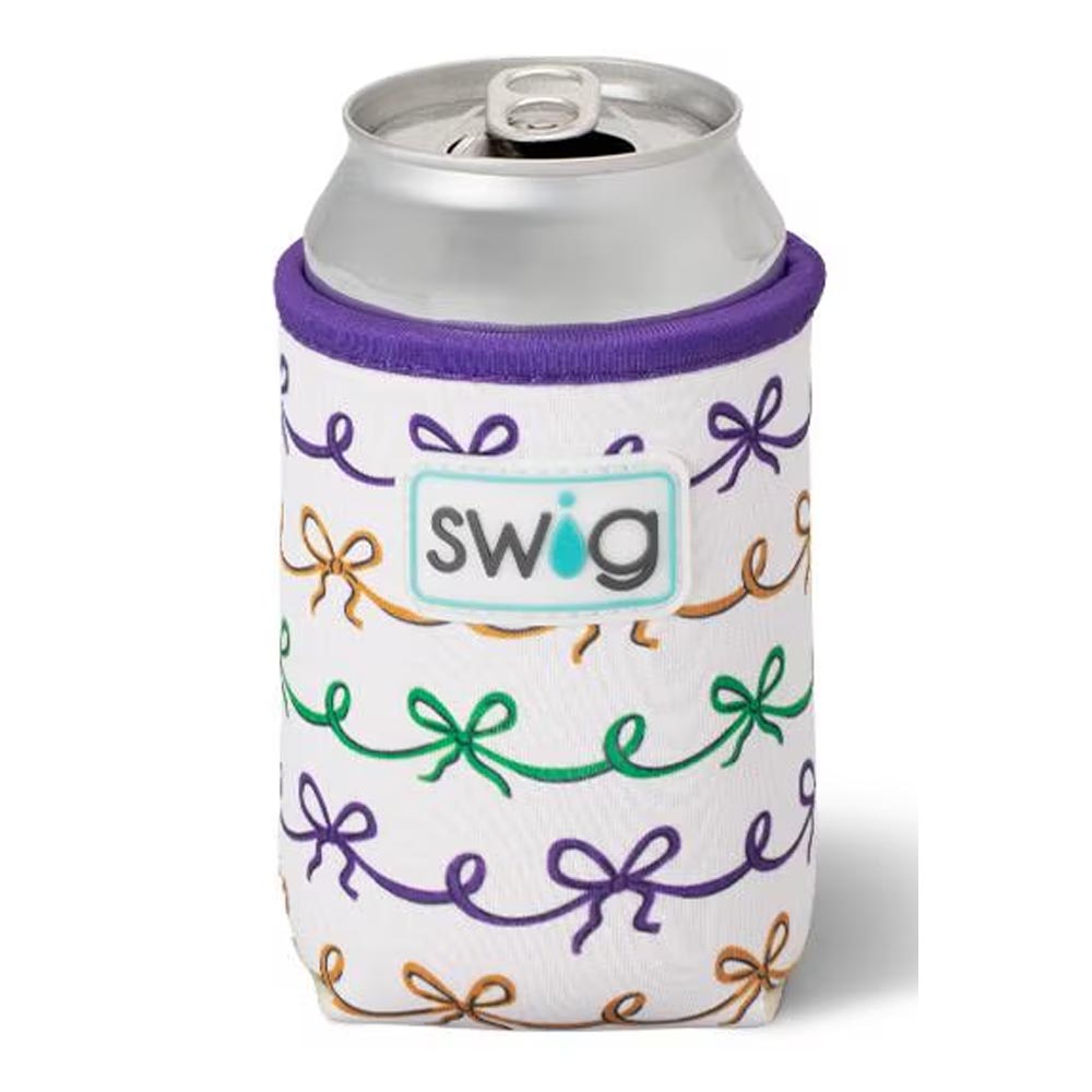 Mardi Gras Swig Can Coolie 2 designs