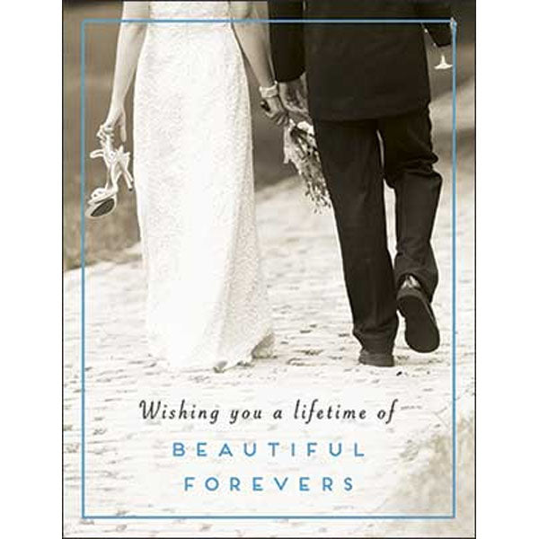 Notions Wedding Card: Wishing you a lifetime...