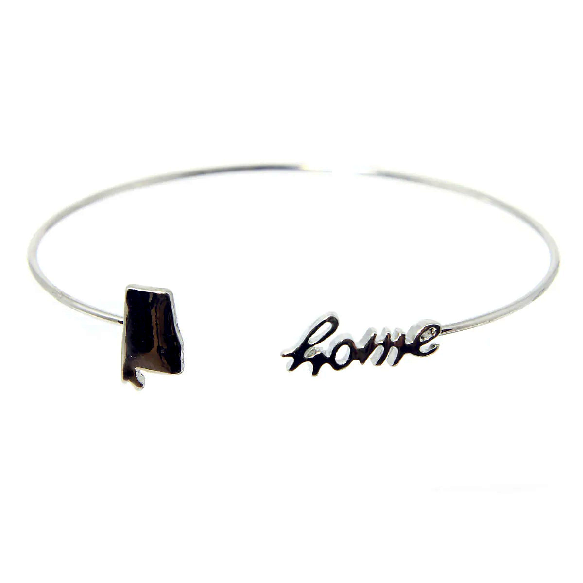 Alabama Cuff Silver-tone Bracelet