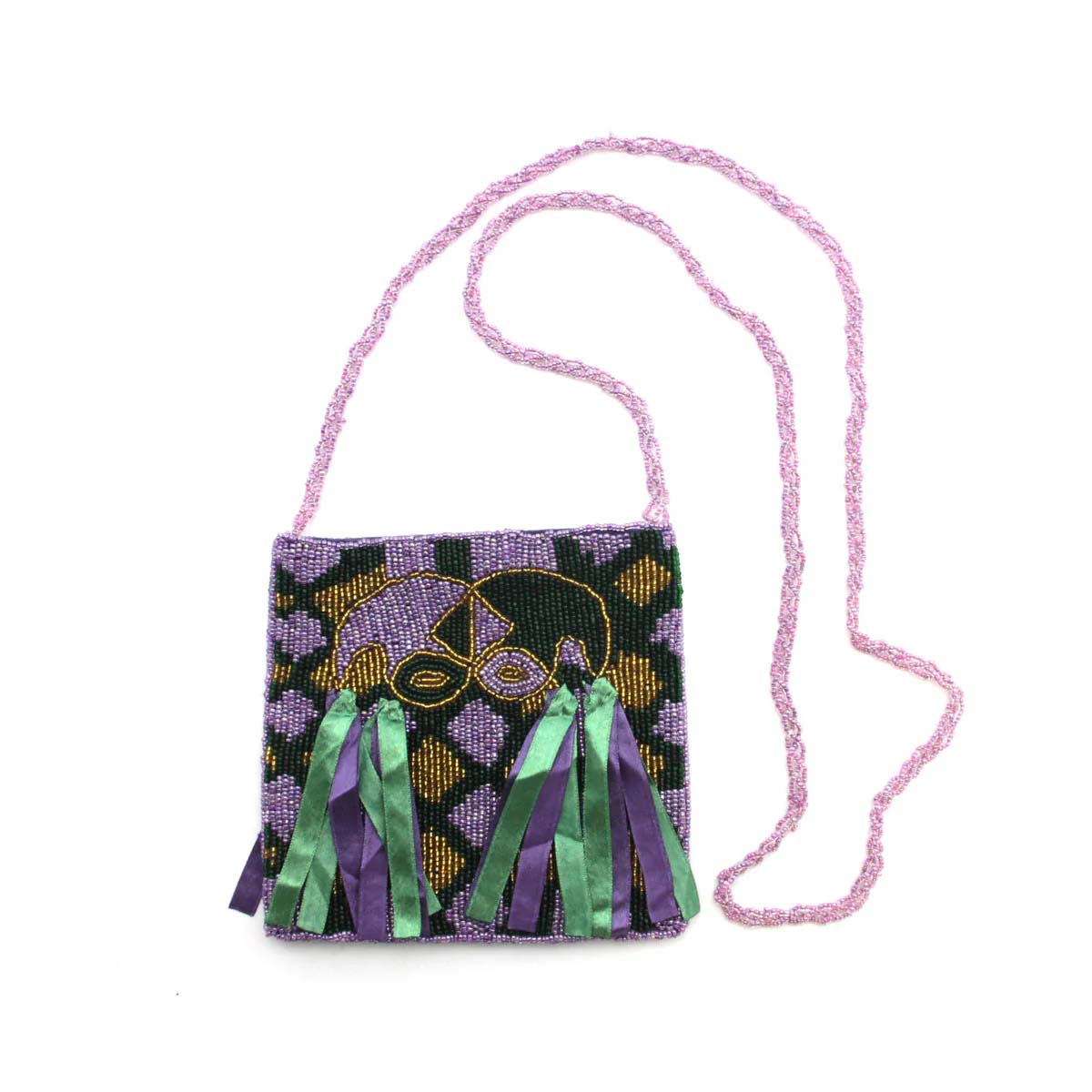 Jester Mask Bag Beaded