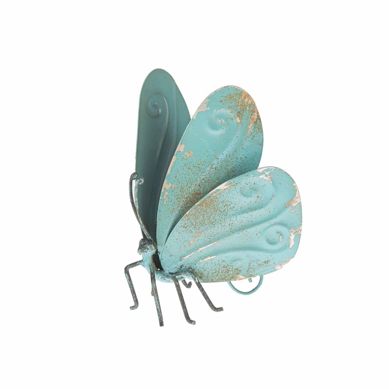 Distressed Butterfly, Aqua, small