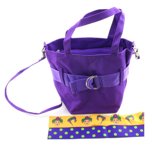 Purple Canvas Bag with Strap Selections