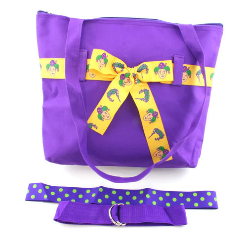 Purple Canvas Bag with Strap Selections