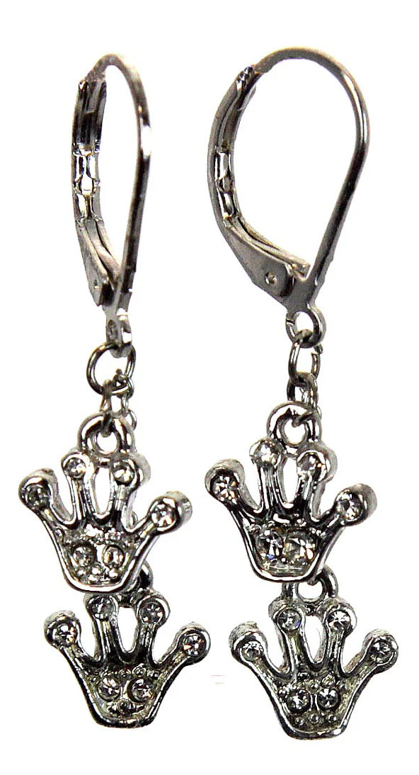 Crown Drop Earrings