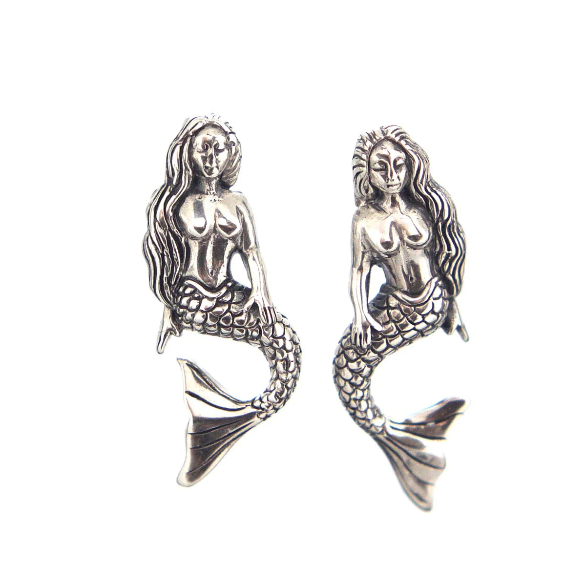 Som's Sterling Silver Mermaid Earrings