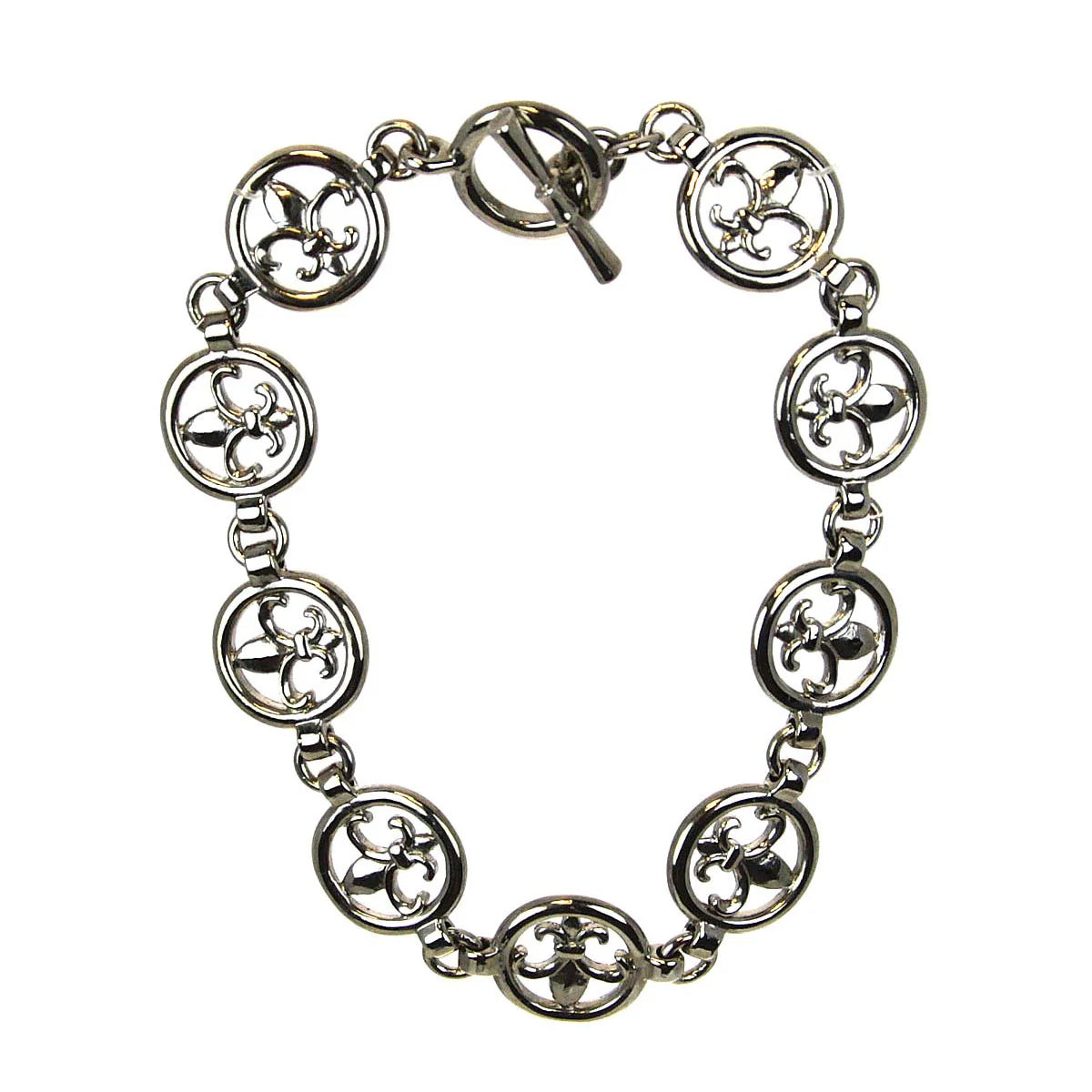 Fleur De Lis Toggle Bracelet