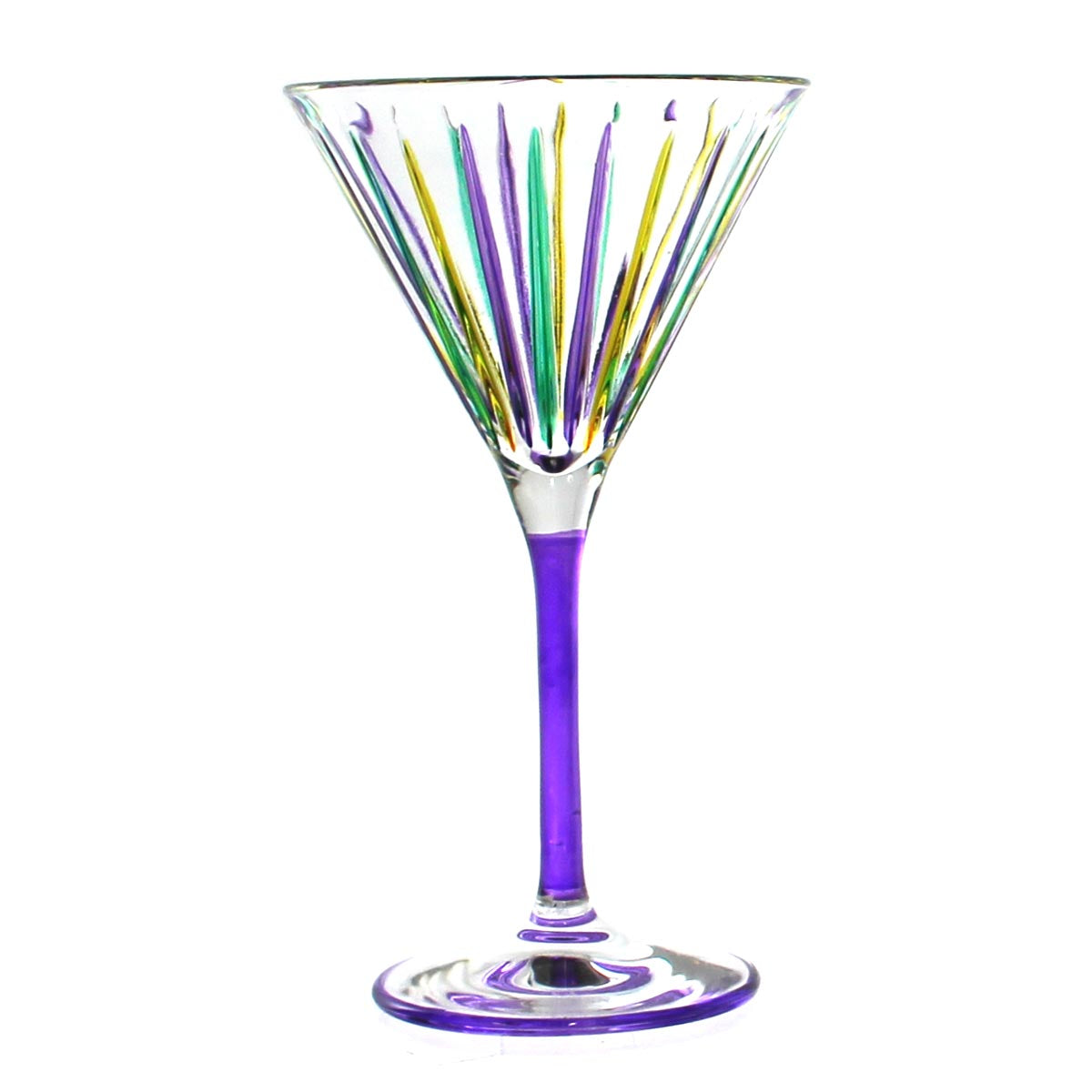 Mardi Gras Timeless Martini Calici