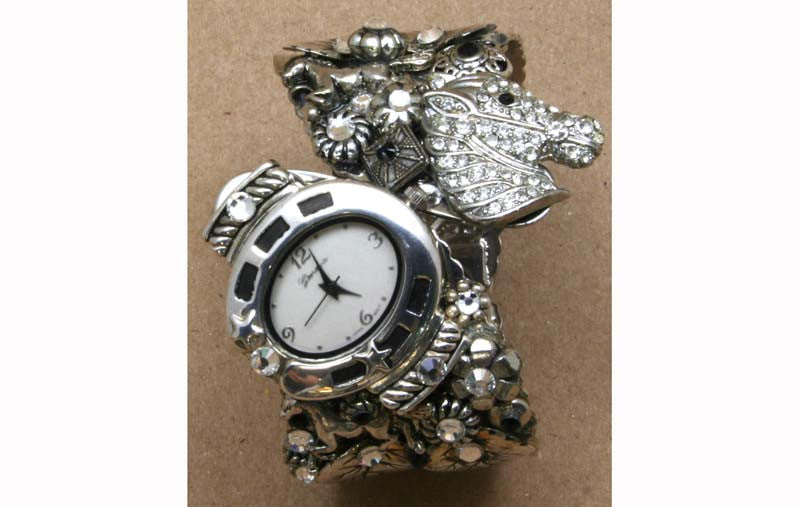 Horse Watch Cuff Bracelet