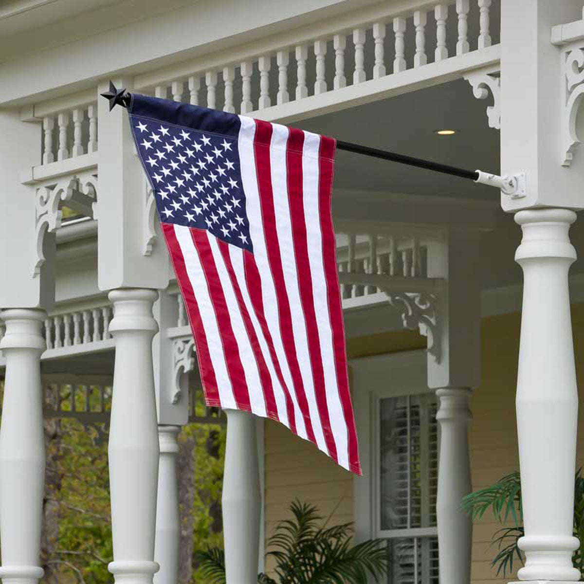 American House Applique Flag