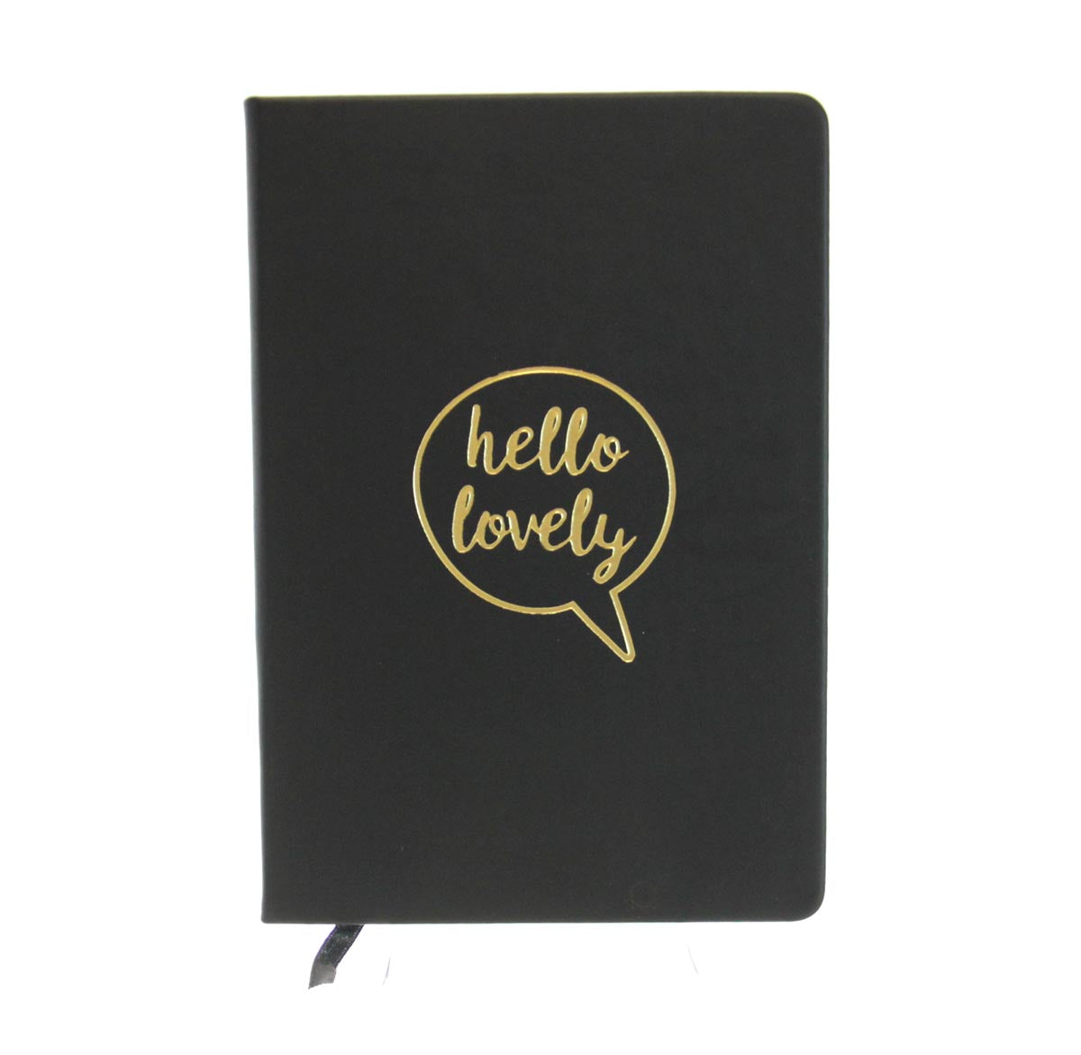 Leather Notebook/Journal-Hello Lovely