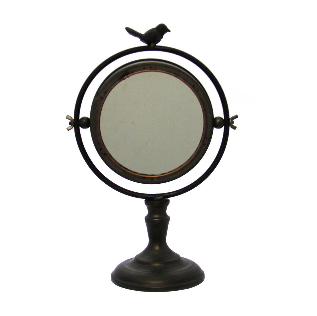 Table Mirror with Bird