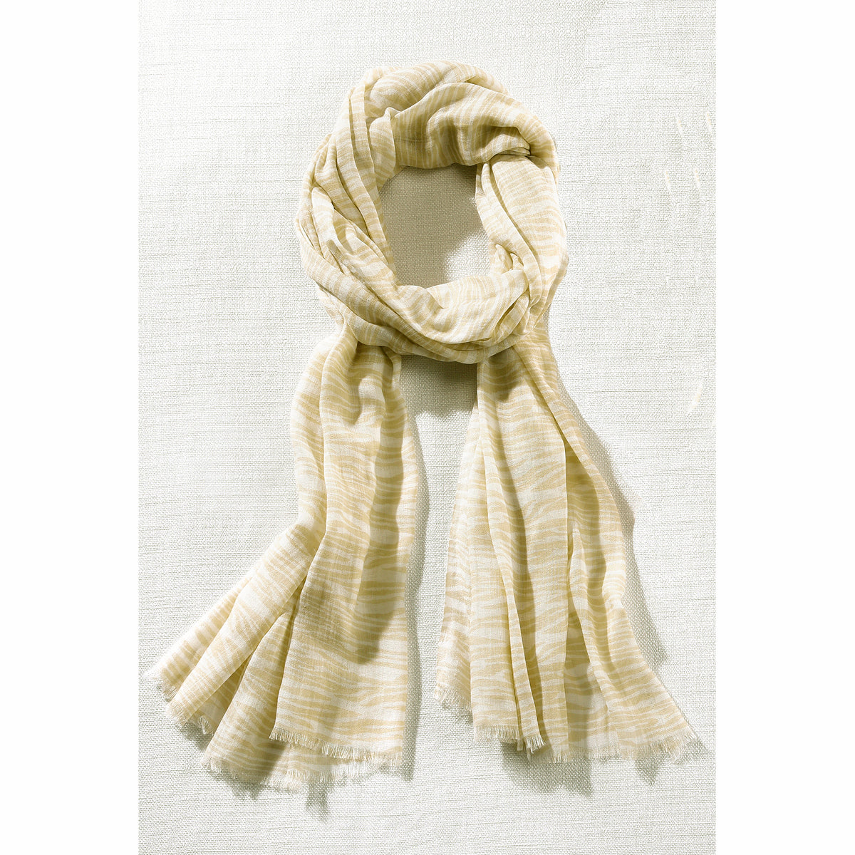 Charlie Paige Woven Scarf Beige
