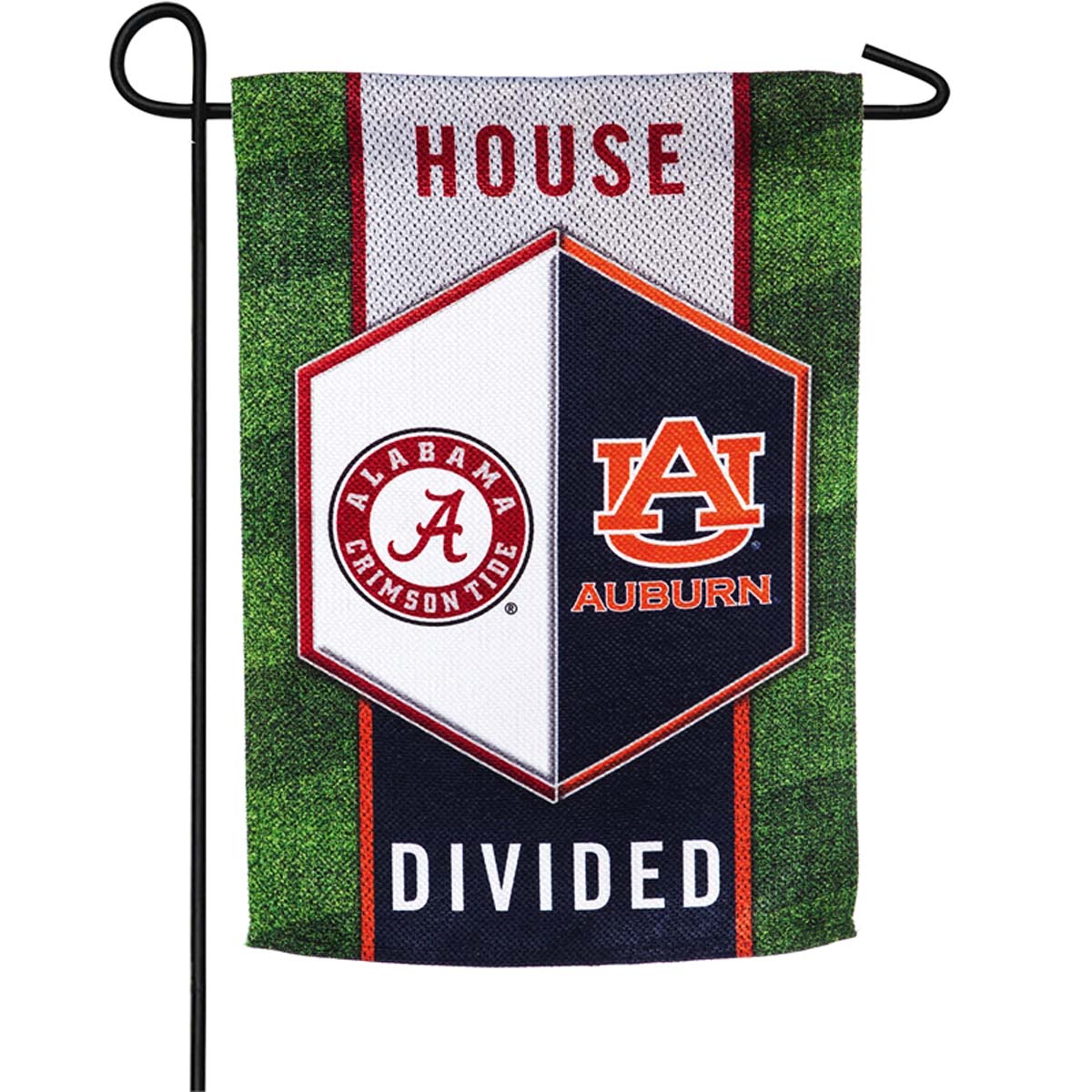 Alabama & Auburn "House Divided" Garden Flag