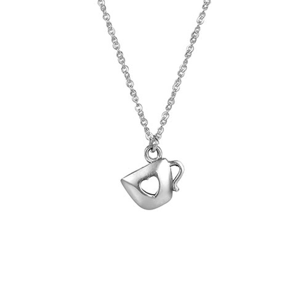 Sterling Silver Necklace "Fill Your Cup", 18"