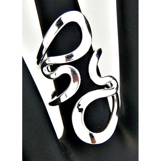 Art Nouveau Ring 1.5"h Size 8