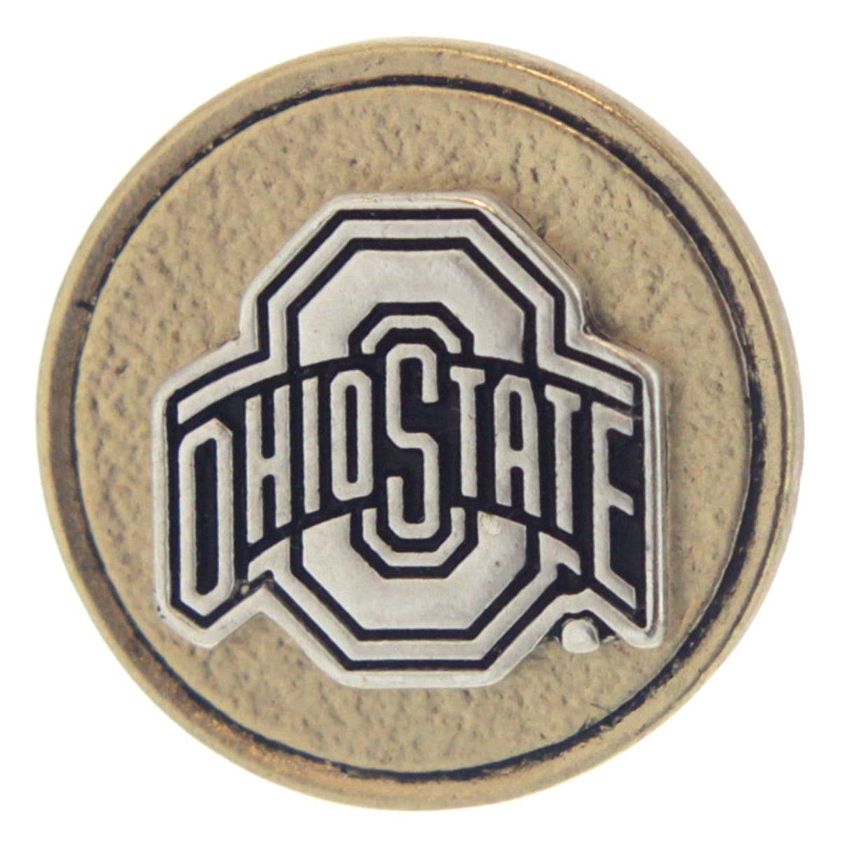 Ohio State University Buckeyes Snap Charms