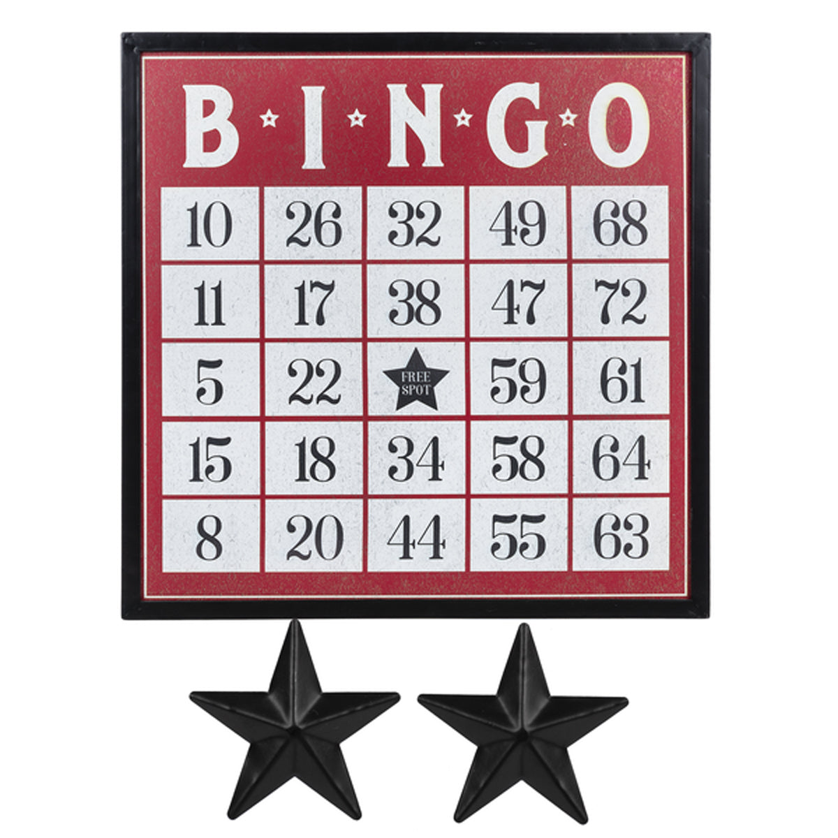 Magnetic Bingo Board Wall Decor