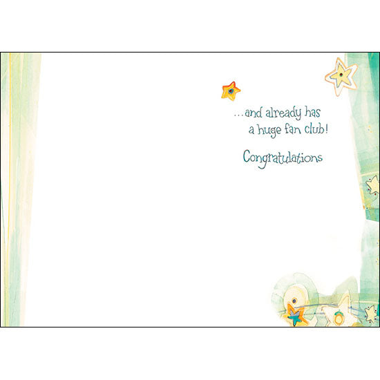 New Baby Card a star is born