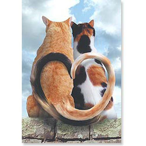 Anniversary Card w/2 cats