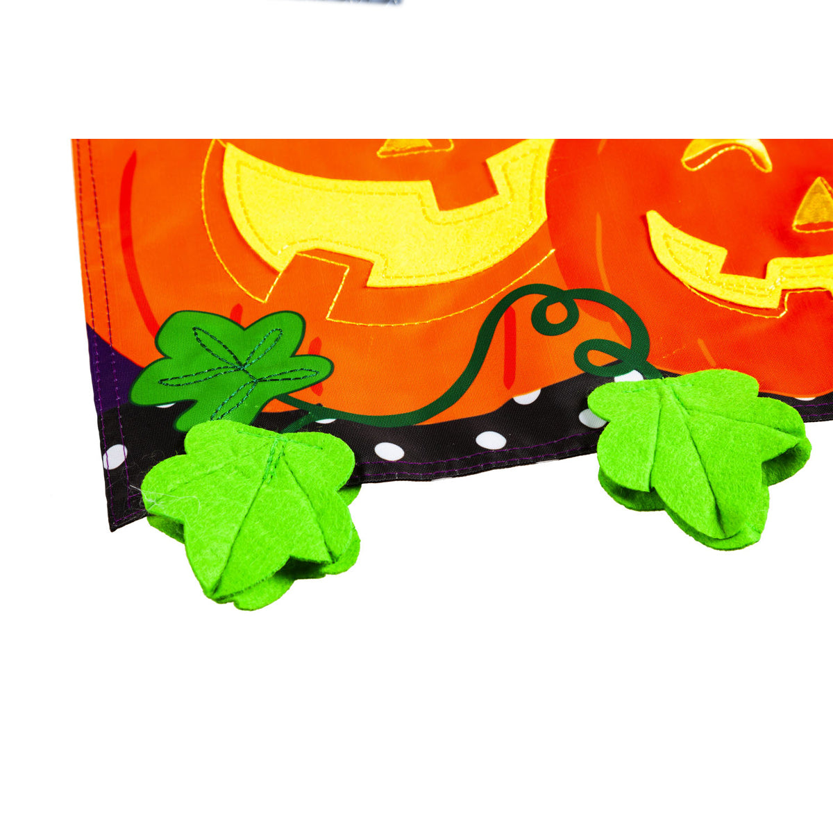 Halloween Jack-O-Lanterns Garden Applique Flag