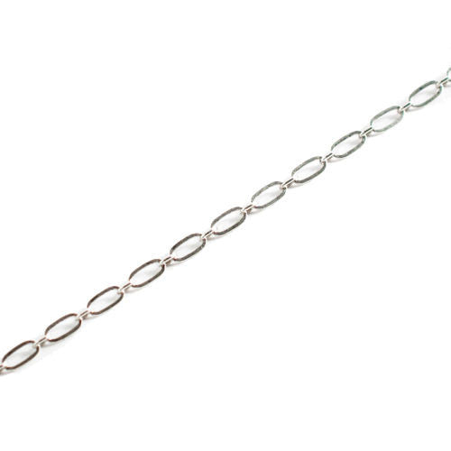 Necklace Silver Oval Chain 18"