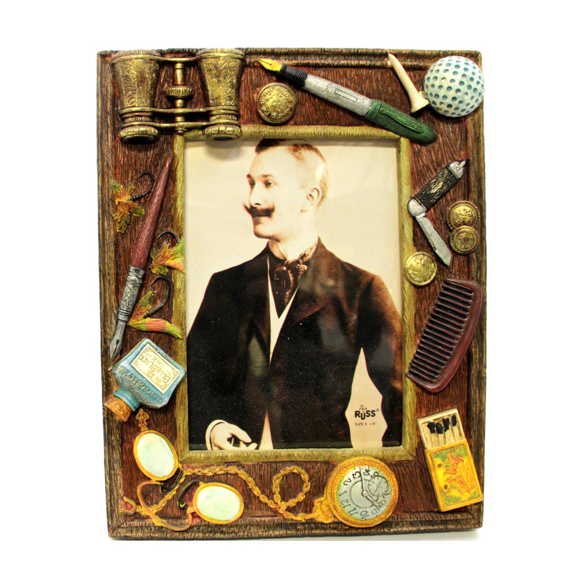 Vintage Men's Picture Frame