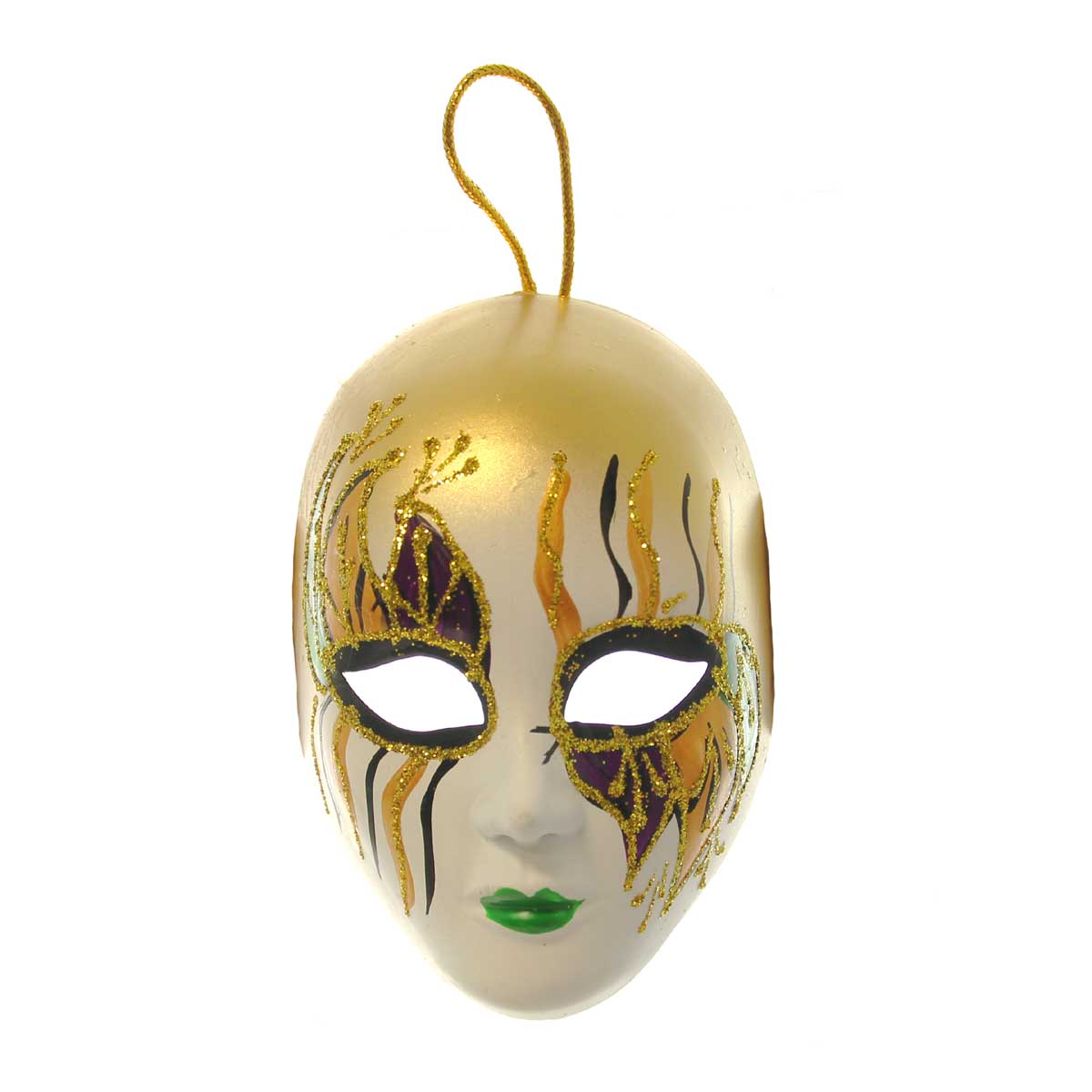 Wavy Line Mask Ornament-Style C