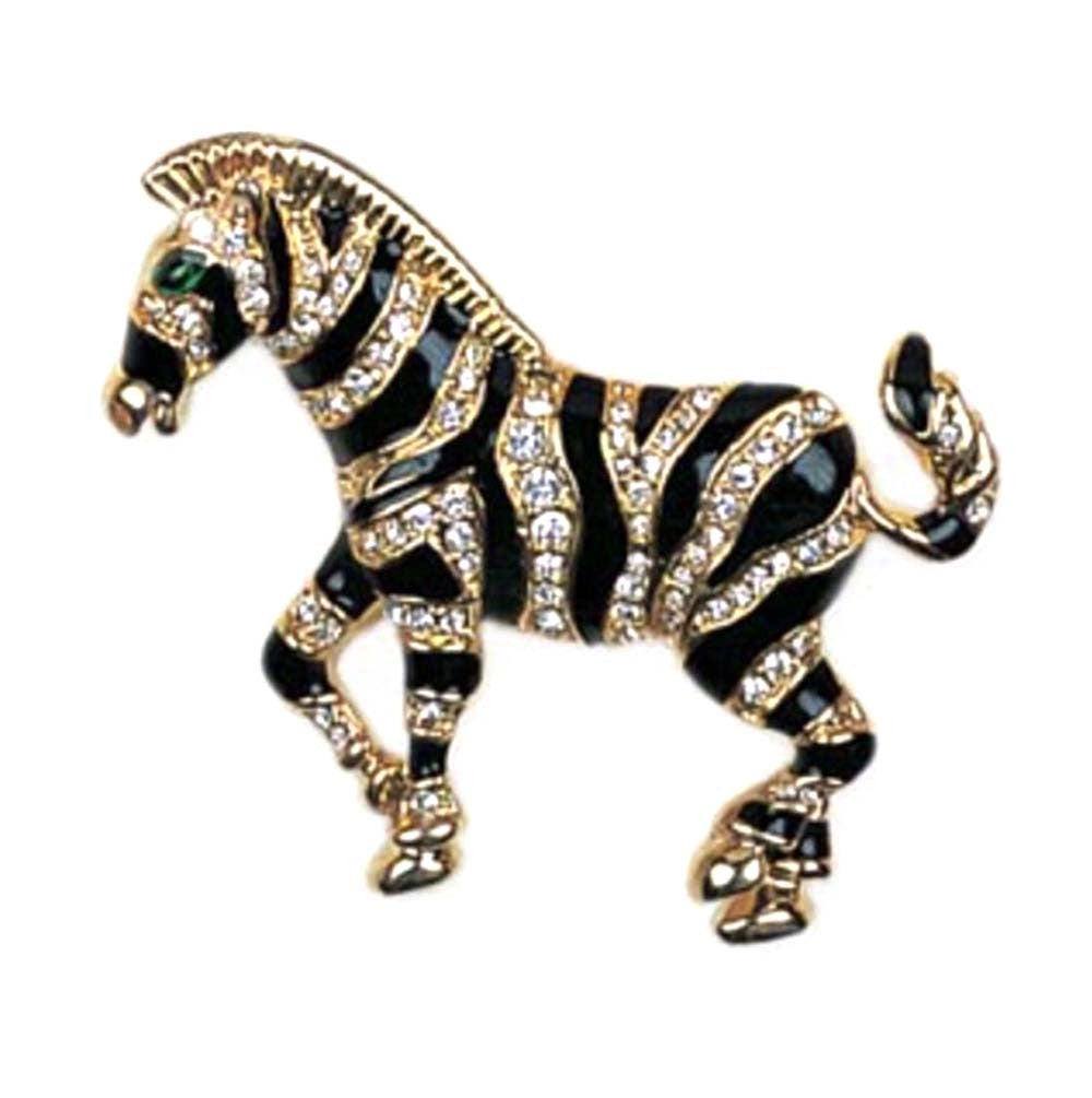Zebra Pin/Pendant Gold