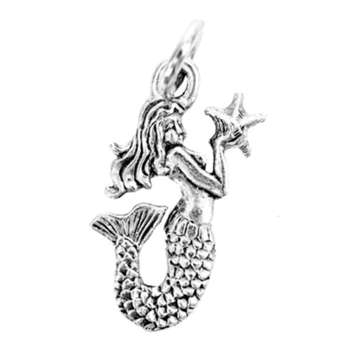 Mermaid Charm Silver Character