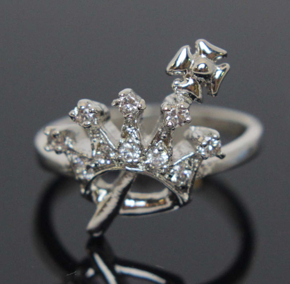 Crown & Scepter Ring Size 7